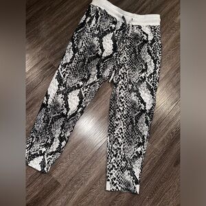 Twenty Montreal~ snake print joggers